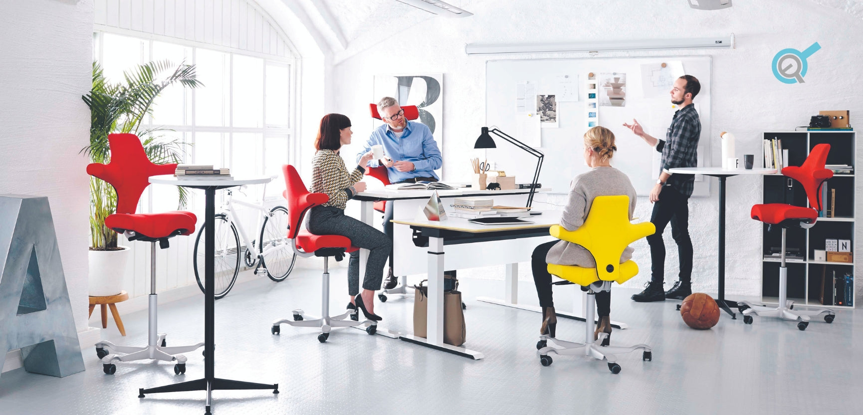 Capisco chair for Dynamic Work