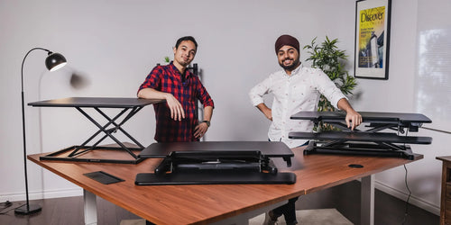 Variety of Sit-Stand Desk Converters