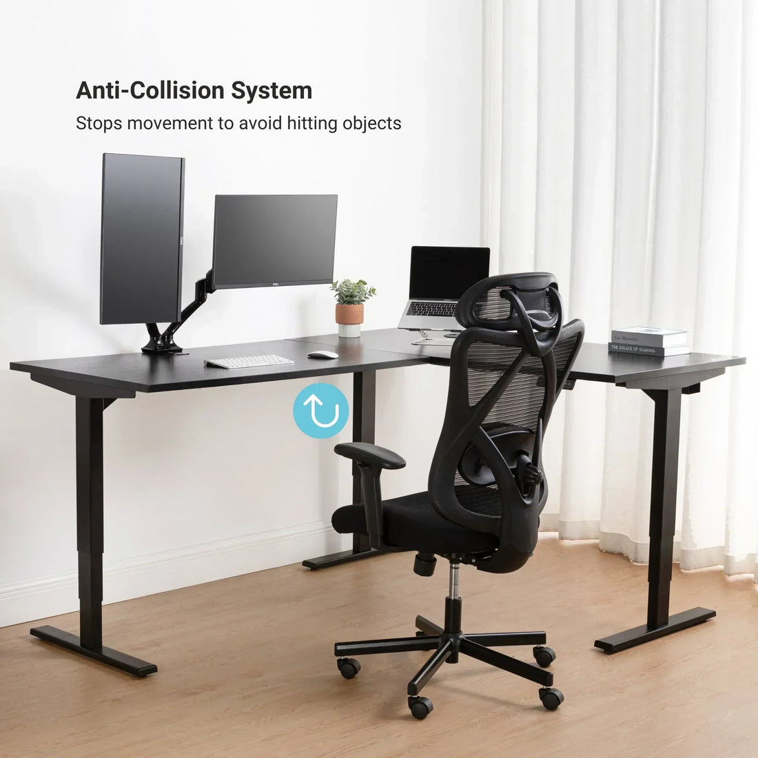 Ergonomic Chair with Desk
