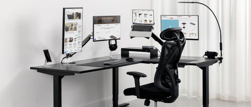 How to Choose an L-Shaped Desk with the Perfect Monitor Stand Height