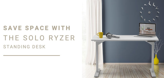 Photo of the Solo Ryzer Standing Desk at the beautiful interior