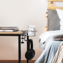 Load image into Gallery viewer, Universal Headphone Hanger with Cup Holder