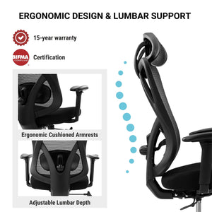 Apex Glyder Chair Infographics #2