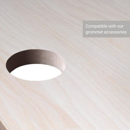 Bright Beech Tabletop grommet