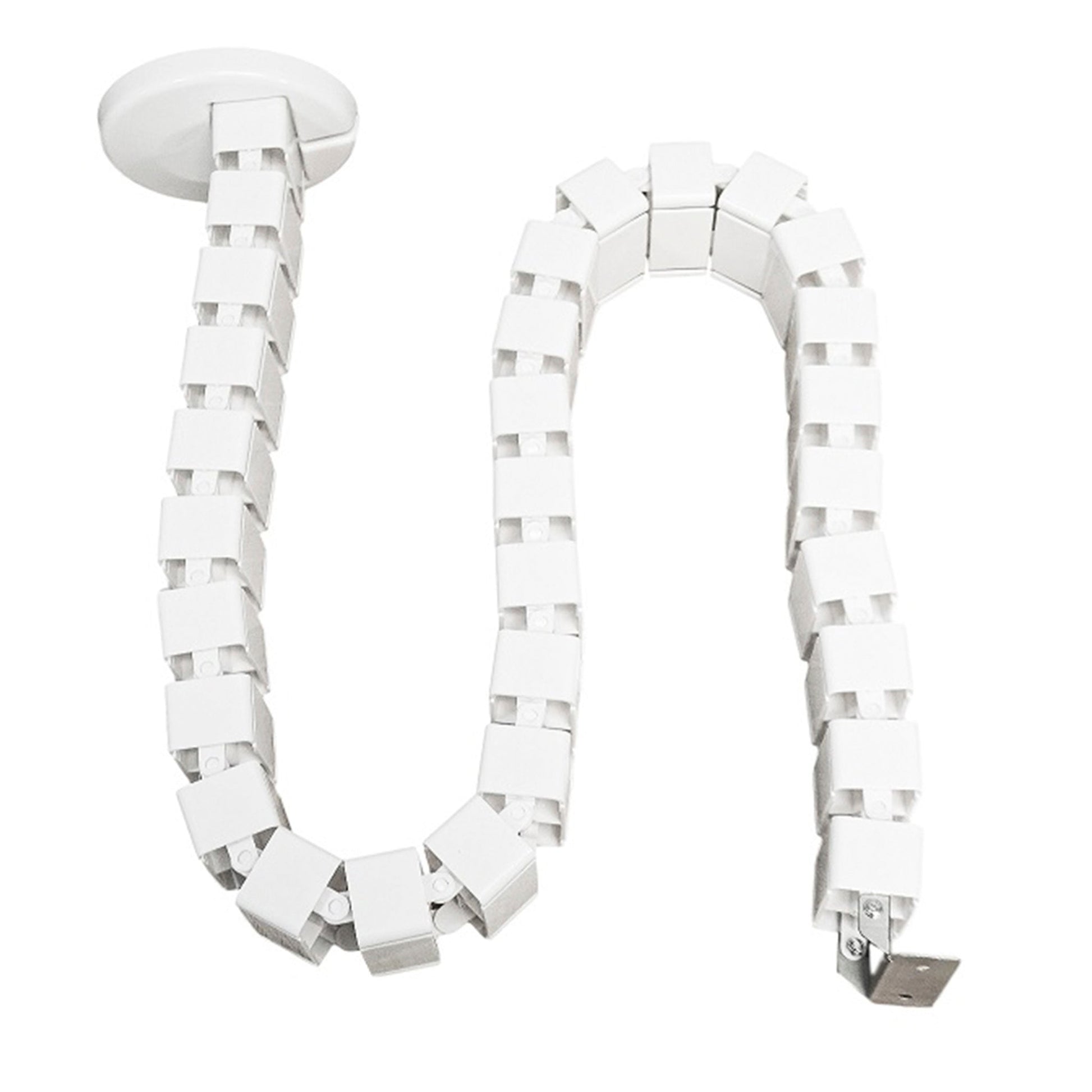 Adjustable Cable Management Snake DO-01 White