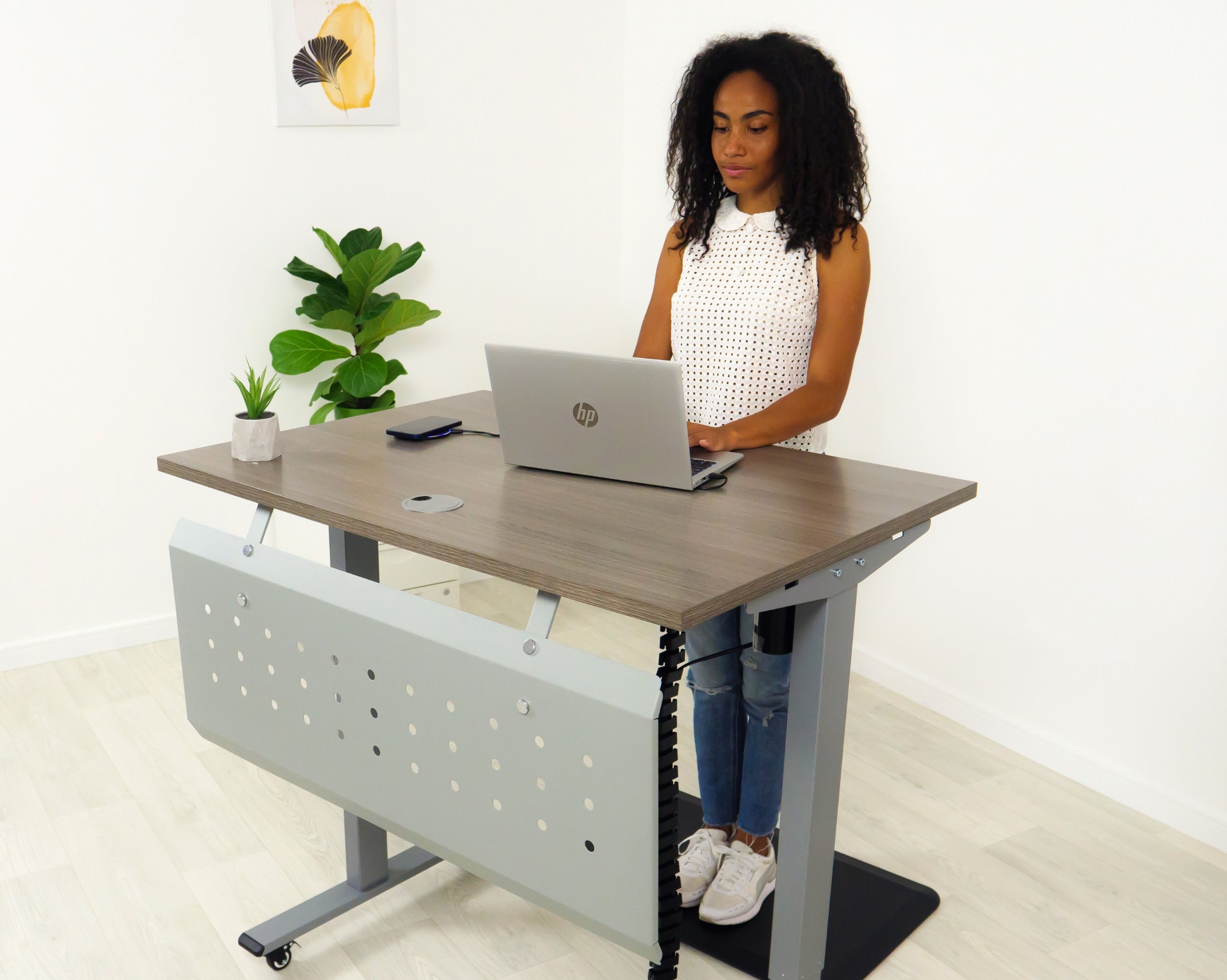 Aluminum Modesty Panel for Standing Desks - 51