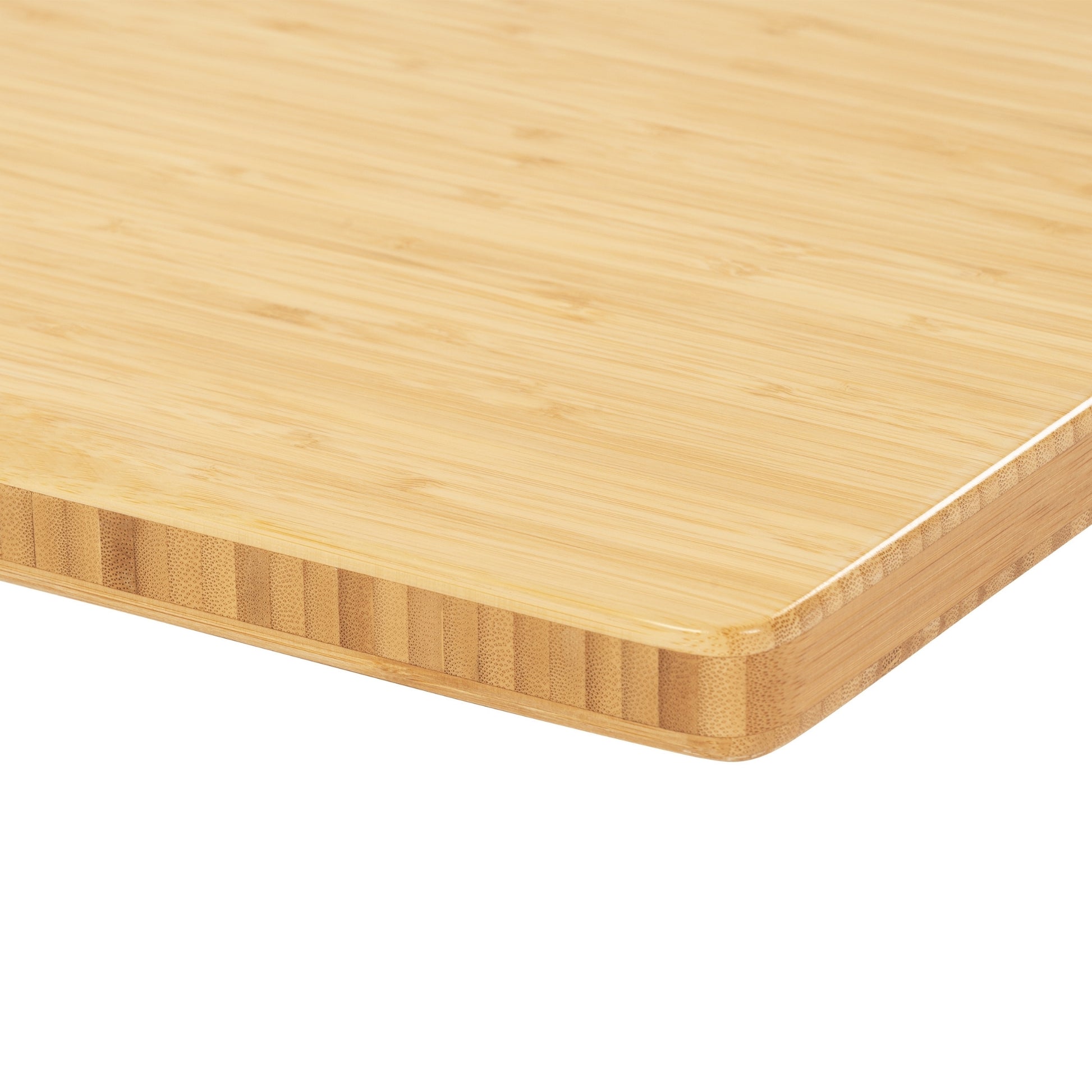 Light Bamboo Rounded Tabletop