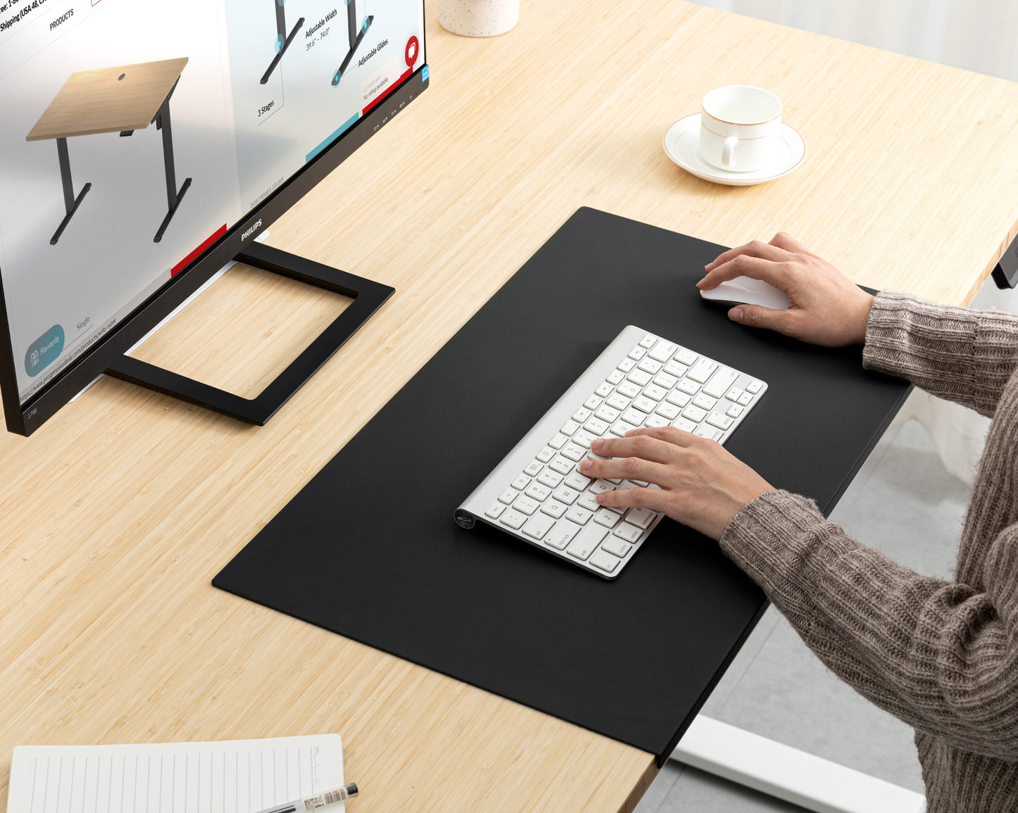 Protective Desk Pad with Lip – Progressive Desk - Canada