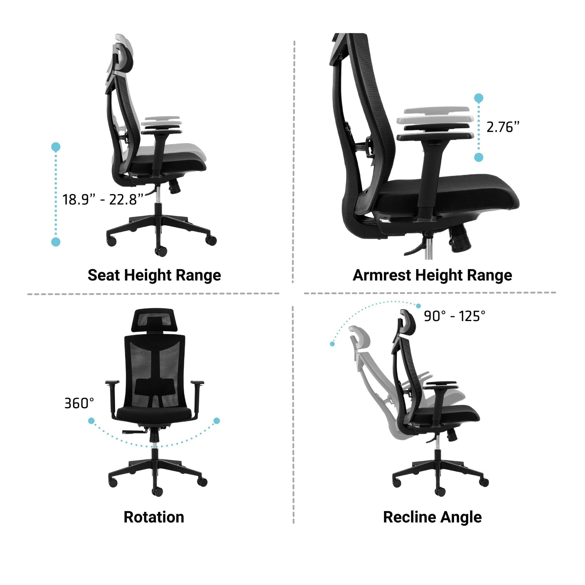 Pro Glyder Chair Infographics #2