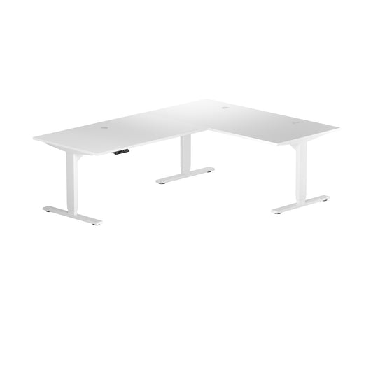 Corner Ryzer Standing Desk White-7555-WW