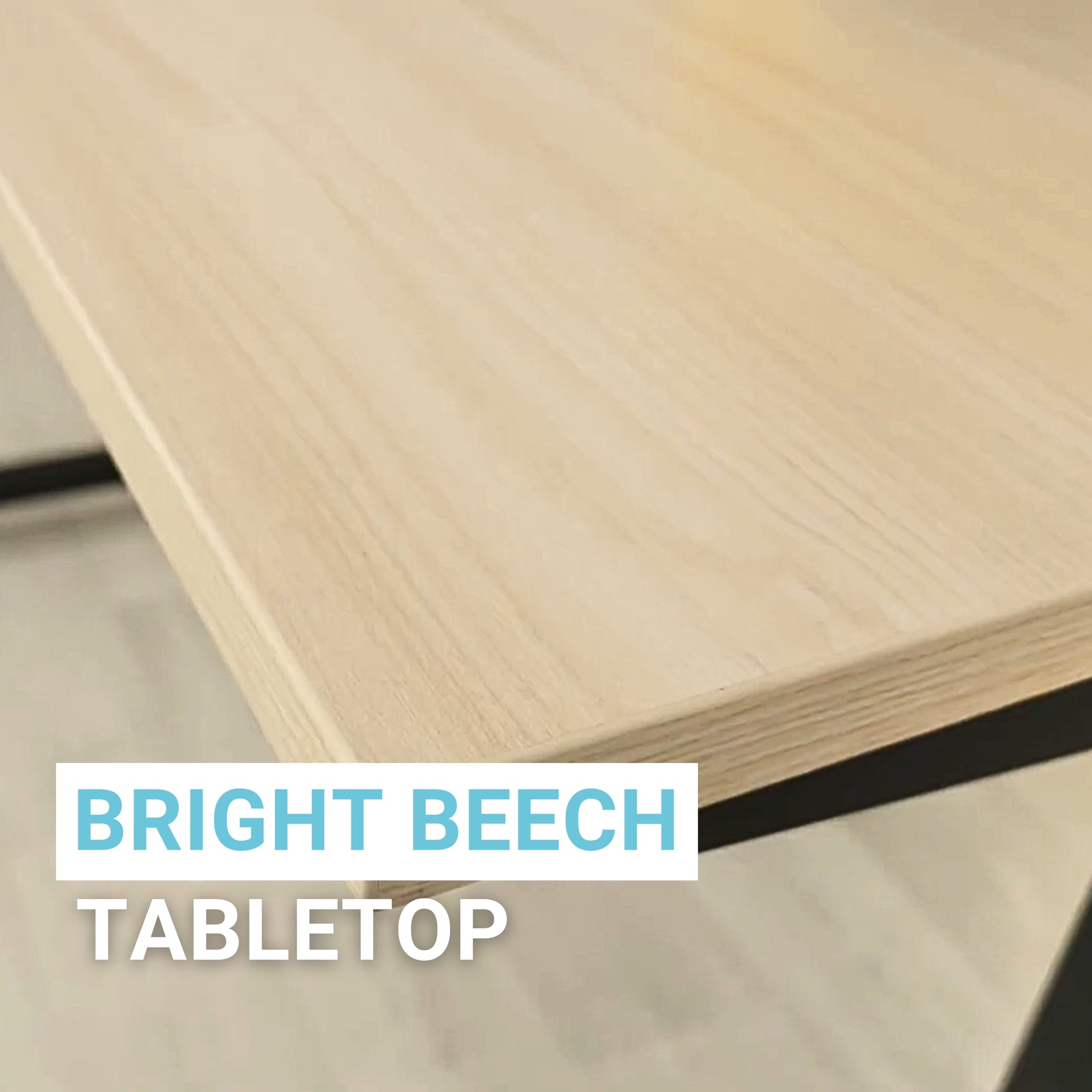 Bright beech tabletop