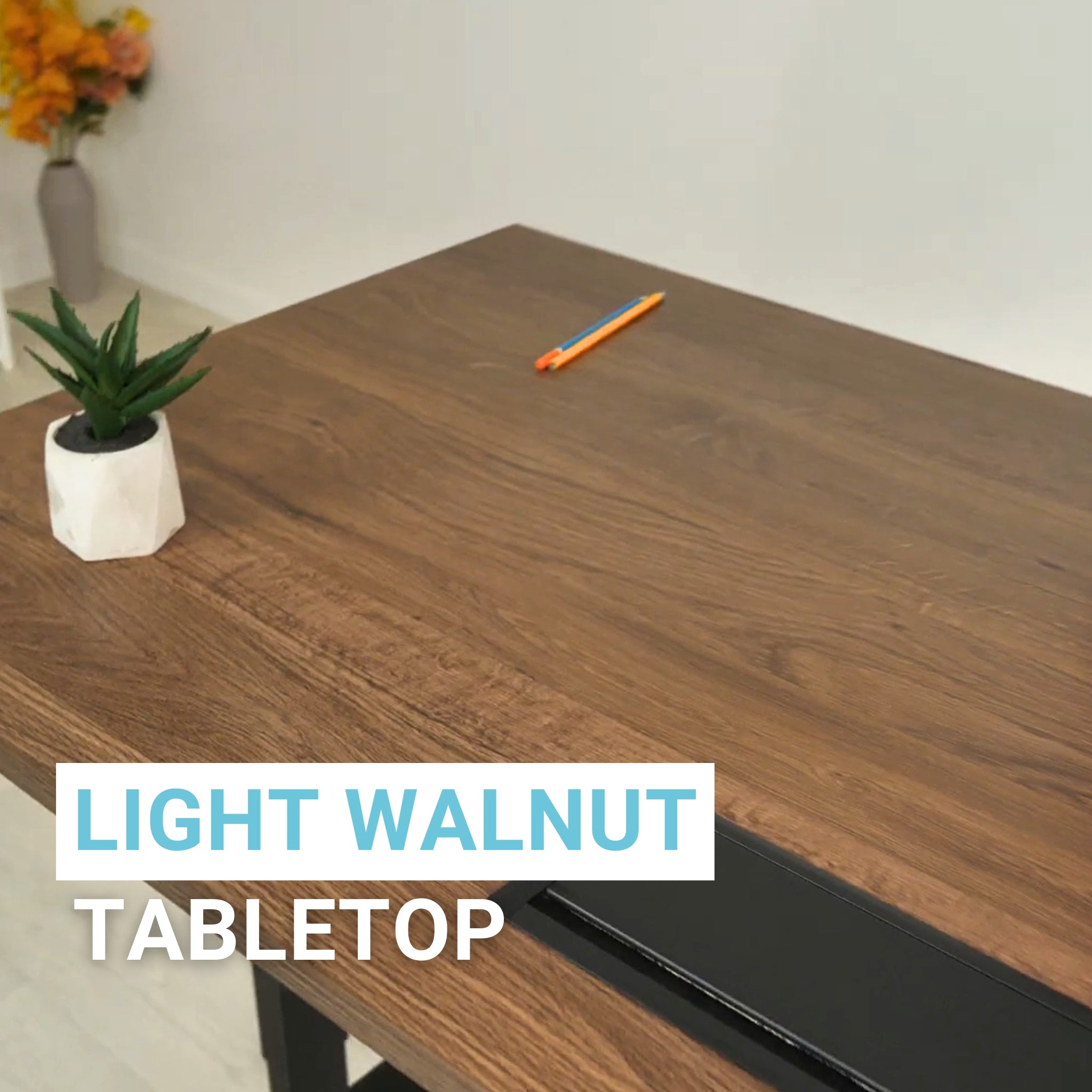 Light Walnut Table Top for Desk – Progressive Desk - Canada Light Walnut Table Top for Desk – Progressive Desk - Canada