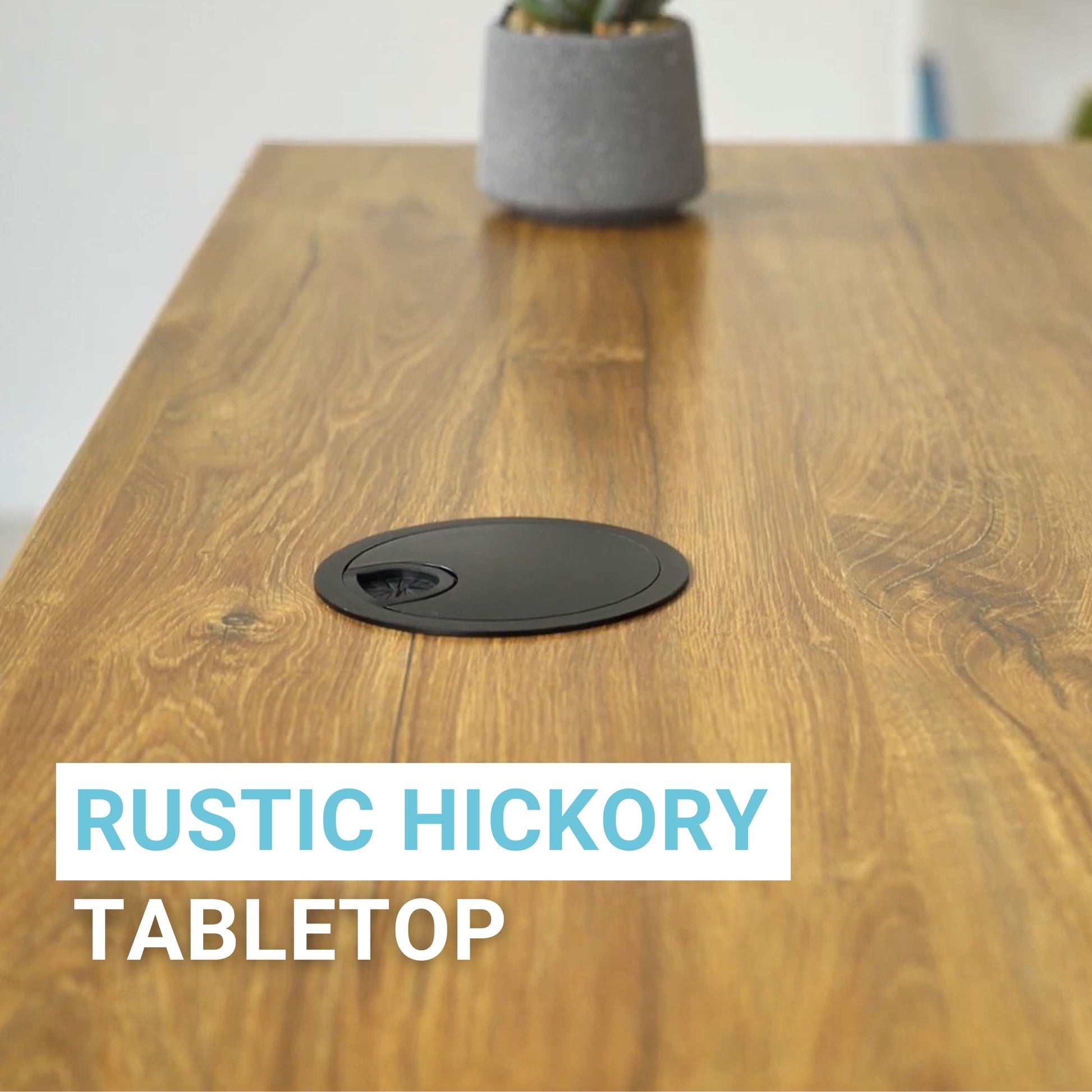 Rustic Hickory Tabletop