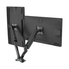 Load image into Gallery viewer, Dual Gas Spring Monitor Stand -  Black
