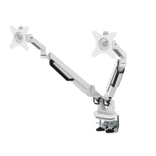 Load image into Gallery viewer, Dual Space-Saving Gas Spring Monitor Stand