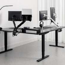 Load image into Gallery viewer, Dual Space-Saving Gas Spring Monitor Stand